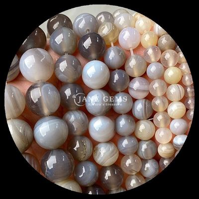 Forme ronde 8 mm Perles de pierre précieuse naturelle Perles d'agate diverses Perles de cornaline jaune rayé d'agate perle lâche pour bijoux de bricolage