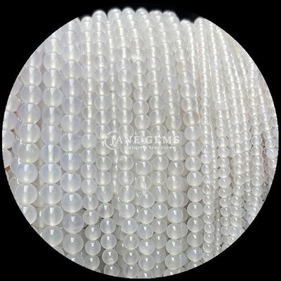Perles d'agate rayées Perles de pierre précieuse 8 mm pour les bijoux Fabrication artisanale