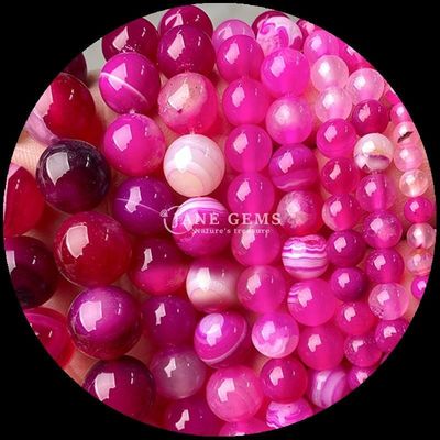 Ronde 8 mm Polie perles de pierre précieuse naturelle fils pour bijoux faire des bracelets bricolage colliers en multi couleurs