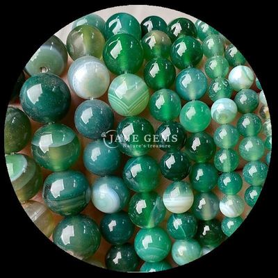 Perles de pierre précieuse 8 mm Perles d'agate variées Agate vert Carnélien Agate brun Franges de perles en vrac