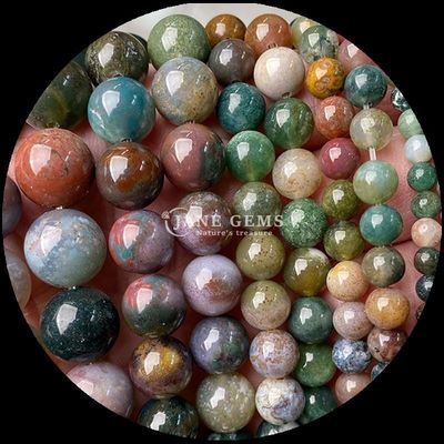 Perles de pierre précieuse 8 mm Perles d'agate variées Agate vert Carnélien Agate brun Franges de perles en vrac