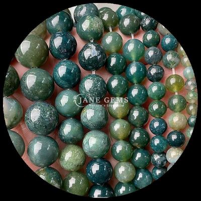 Perles de pierre précieuse 8 mm Perles d'agate variées Agate vert Carnélien Agate brun Franges de perles en vrac