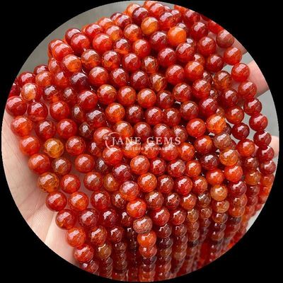 Perles d'agate en pierre précieuse de forme ronde multicolore pour boucles d'oreilles de bijoux