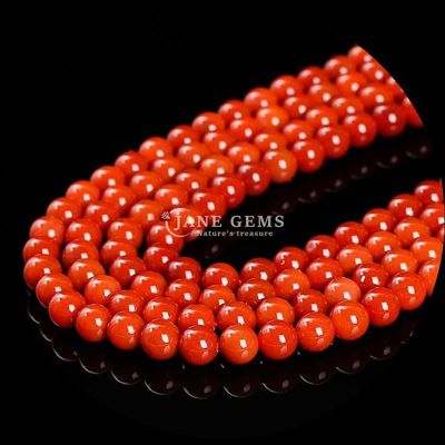 Perles d'agate multicolores personnalisées en forme ronde de 8 mm pour la fabrication de bijoux