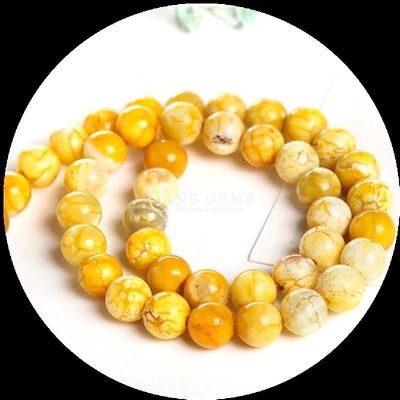 Des perles de pierre précieuse multicolores Agate de feu Franges de perles en vrac pour la fabrication de bijoux