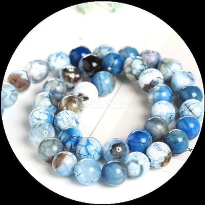 Des perles de pierre précieuse multicolores Agate de feu Franges de perles en vrac pour la fabrication de bijoux