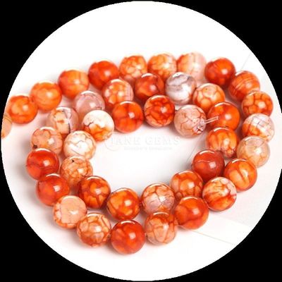 Des perles de pierre précieuse multicolores Agate de feu Franges de perles en vrac pour la fabrication de bijoux