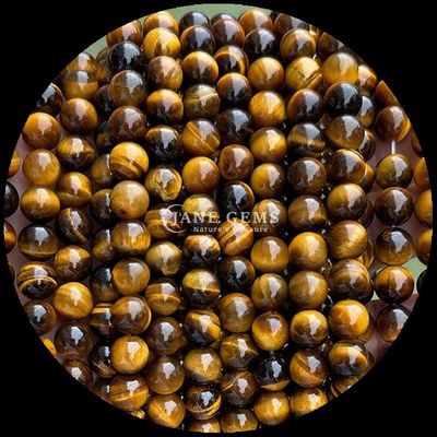 Perles de pierres précieuses découpées en 8 mm polies en couleurs variées pour les projets de perles