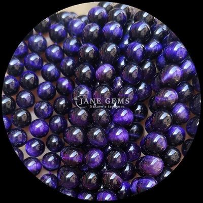 Perles de pierres précieuses découpées en 8 mm polies en couleurs variées pour les projets de perles