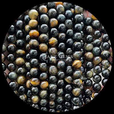 Perles de pierres précieuses découpées en 8 mm polies en couleurs variées pour les projets de perles