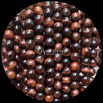 Décoration de bijoux de bricolage Perles essentielles Perles ronds de 8 mm Des tigres à l'œil lâche