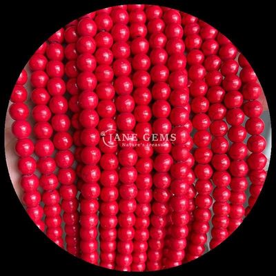 8 mm de perles de pierres précieuses polies pour les bijoux fournitures de fabrication, différentes couleurs Turquoise