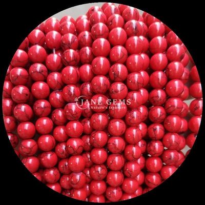 8 mm de perles de pierres précieuses polies pour les bijoux fournitures de fabrication, différentes couleurs Turquoise