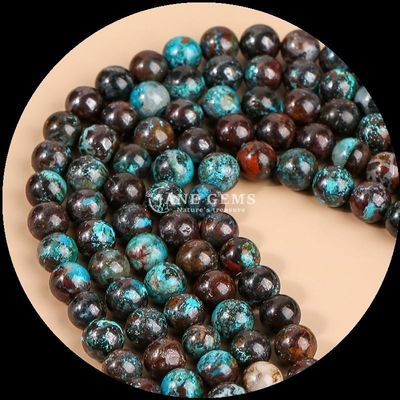 Forme ronde naturelle différents types de perles turquoise fils pour bricolage cadeau bijoux colliers