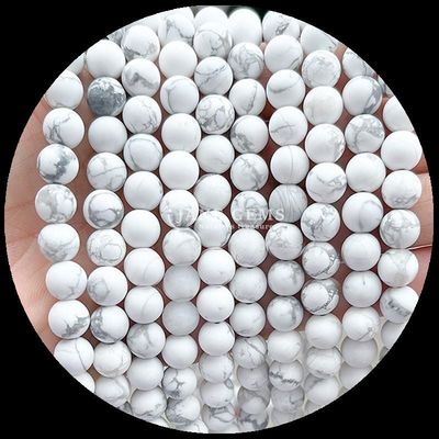 Perles de pierre précieuse multicolores 8 mm Frottés divers fils de perles rondes lâches pour la fabrication de bracelets et de colliers