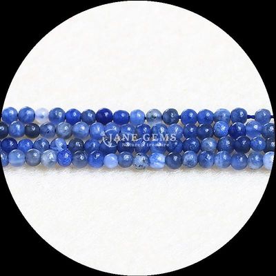Faire soi-même des bijoux avec des pierres précieuses naturelles Perles de taille 4 mm Jolie cristal rose quartz Sodalite Franges de perles lâches
