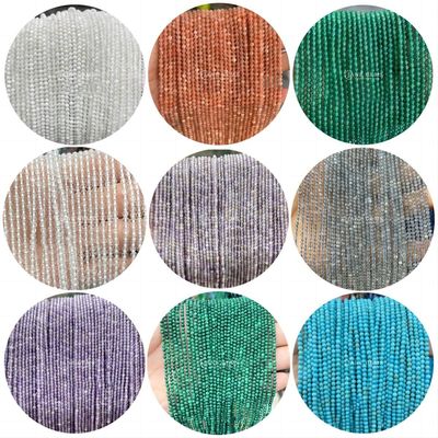 Les perles de pierre précieuse naturelle sont la solution parfaite pour la fabrication de bijoux bricolage