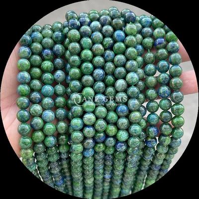 Perles de pierres précieuses de forme ronde Parfait pour les bracelets Divers types de pierre Sang de dragon Agate indienne Ronde en vrac Perles de pierre précieuse