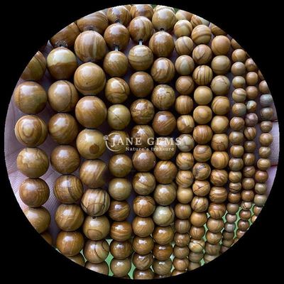 Roche ronde avec technique polissée Jaspe rouge bleu grès cristallin pierre de guérison rondes lâches perles exquises et durables
