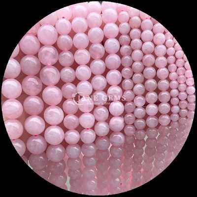 Perles de pierre précieuse naturelle rose quartz opalite différents types pierre de guérison cristalline fils de perles lâches l'ajout parfait à votre collection de bracelets