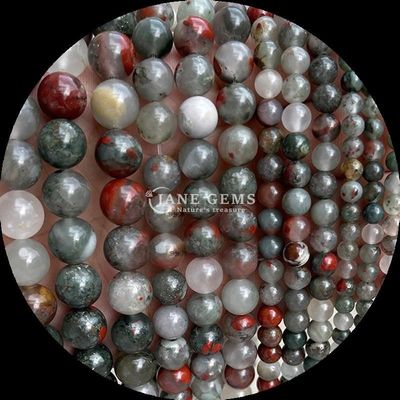 pierre précieuse tranchée pierres précieuses rondes perles zèbre jaspe mahagone obsidienne divers types pierre de guérison cristalline fils de perles lâches pour accessoires faits à la main
