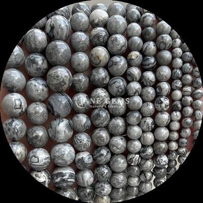 Des pierres précieuses en forme ronde 8 mm Naturel pour les distributeurs de pierres précieuses B2B diverses pierres de guérison de cristal Zèbre Jaspe Amazonite et plus pour le bricolage