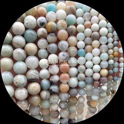 Des pierres précieuses en forme ronde 8 mm Naturel pour les distributeurs de pierres précieuses B2B diverses pierres de guérison de cristal Zèbre Jaspe Amazonite et plus pour le bricolage