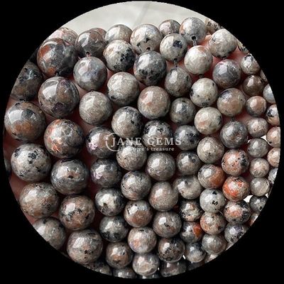 Perles de pierre précieuse polissées de 8 mm hématite yooperlite et autres types de pierre de guérison en cristal