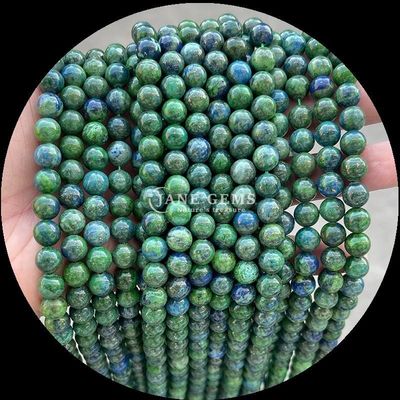 Des perles de pierre précieuse de forme ronde de couleurs variées Agate indienne Unakite Cristal de pierre de guérison Franges de perles lâches pour vos besoins de fabrication de bijoux