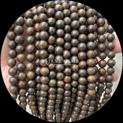 Perles de pierre précieuse de forme ronde diverses pierres naturelles de guérison de la pierre de sable d'or labradorite