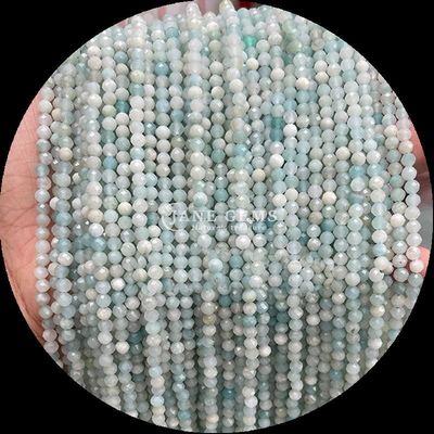 Forme ronde Perles de pierres précieuses multicolores Cristal naturel de guérison Rose quartz, Lapis-Lazuli Faceté Franges de perles lâches pour bijoux bricolage