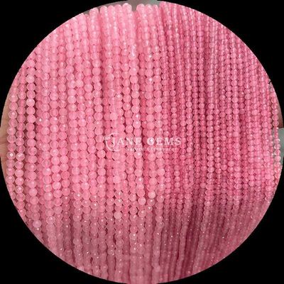 Forme ronde Perles de pierres précieuses multicolores Cristal naturel de guérison Rose quartz, Lapis-Lazuli Faceté Franges de perles lâches pour bijoux bricolage