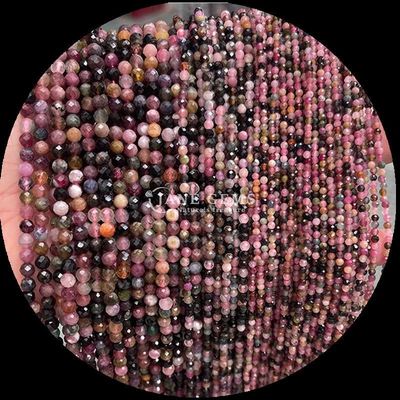 Améliorez votre bricolage de bijoux avec des pierres précieuses, des perles de forme ronde et des pierres précieuses naturelles, diverses pierres naturelles de cristal, pierre de guérison, dalmatin, jaspe, tourmaline.