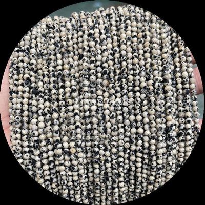 Améliorez votre bricolage de bijoux avec des pierres précieuses, des perles de forme ronde et des pierres précieuses naturelles, diverses pierres naturelles de cristal, pierre de guérison, dalmatin, jaspe, tourmaline.
