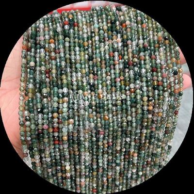 8 mm de perles de pierre précieuse multicolores rouges Jaspe oeil de tigre mini facettes cristallines de guérison de perles lâches pour la conception et la production de bijoux