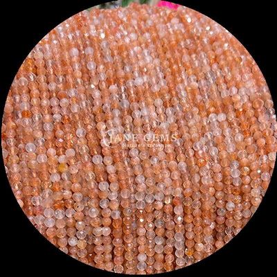 Perles de pierres précieuses rondes Le choix ultime pour la fabrication de bijoux DIY et les accessoires personnalisés Divers types de rubis Zoisite Fraise Quartz mini-facettes Franges de perles lâches de cristal pierres de guérison