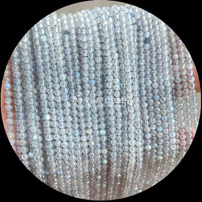 Perles de gemmes 4mm Multicolore Diverses Pierres de cristal naturelles Mini Tourmaline ronde Perles en vrac Brins pour les exigences du client