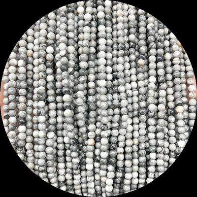 Perles de gemmes 4mm Multicolore Diverses Pierres de cristal naturelles Mini Tourmaline ronde Perles en vrac Brins pour les exigences du client