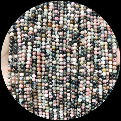 Technique Pierre précieuse polie Forme ronde Quartz de jardin Perles en vrac pour créations de bijoux exquises